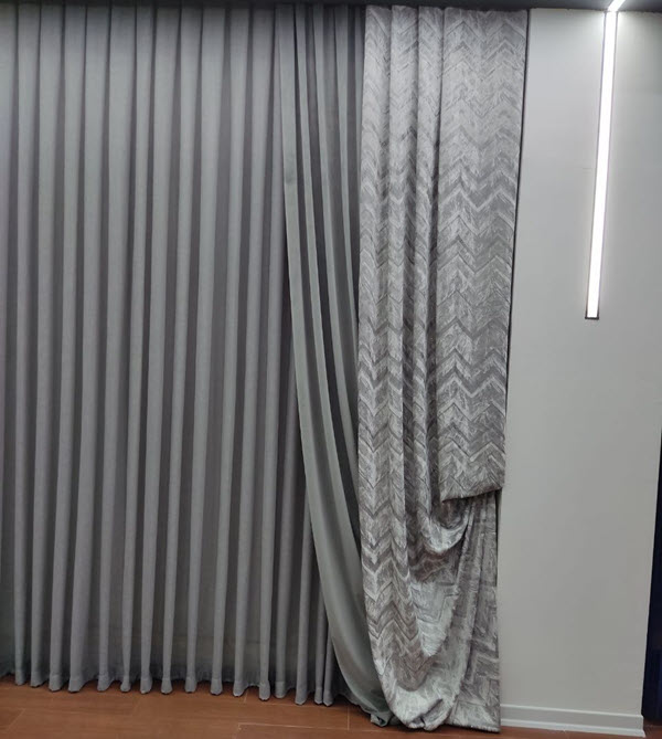 اجرای پرده پذیرایی پروژه ویلای شمال | پرده از نو